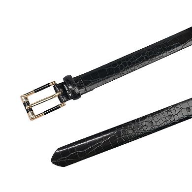 AGP PARIS Exotic Snake Print Belt