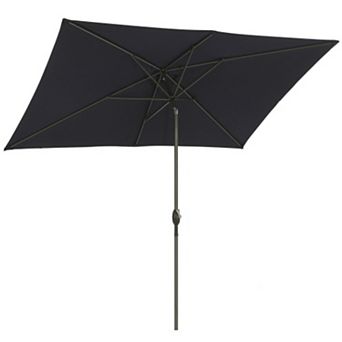 6.5x10ft Outdoor Patio Market Umbrella with Crank and Tilt (no Base)