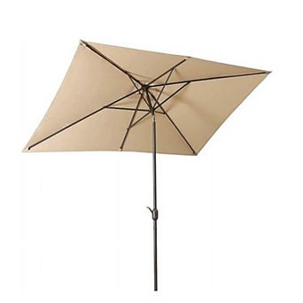 6.5x10ft Outdoor Patio Market Umbrella with Crank and Tilt (no Base)