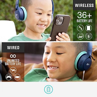 MEE audio KidJamz KJ45BT Bluetooth Wireless Headphones for Kids