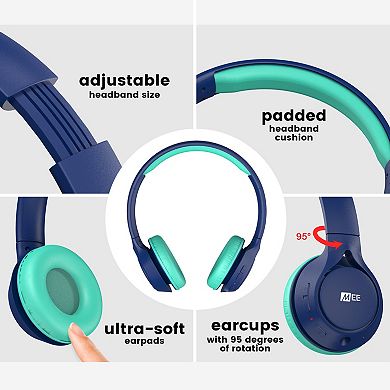 MEE audio KidJamz KJ45BT Bluetooth Wireless Headphones for Kids