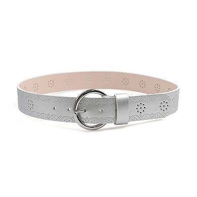 AGP PARIS Contemporary Designer Round Buckle Belt
