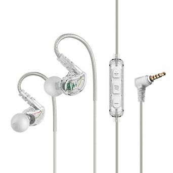 MEE audio M6 In-Ear Sports Headphones with Memory Wire and Headset