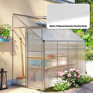 Polycarbonate Greenhouse Panels UV Protected 10 Pack,