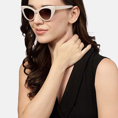 AGP PARIS Chic Cat Eye Polarized Acetate Sunglasses