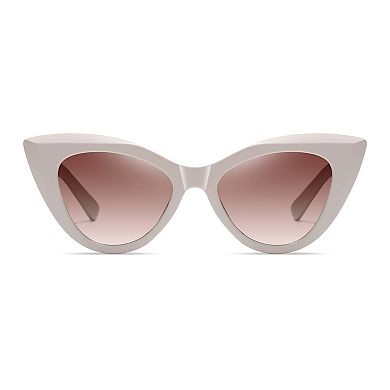 AGP PARIS Chic Cat Eye Polarized Acetate Sunglasses