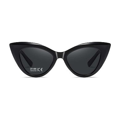 AGP PARIS Chic Cat Eye Polarized Acetate Sunglasses