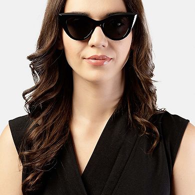 AGP PARIS Chic Cat Eye Polarized Acetate Sunglasses