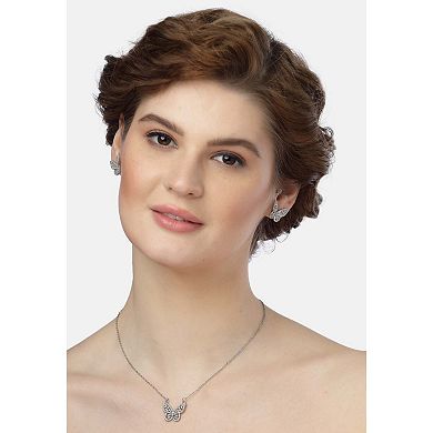 AGP PARIS Whimsy Butterfly Earrings and Necklace Set