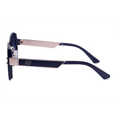 AGP PARIS Bold Square Acetate Sunglasses