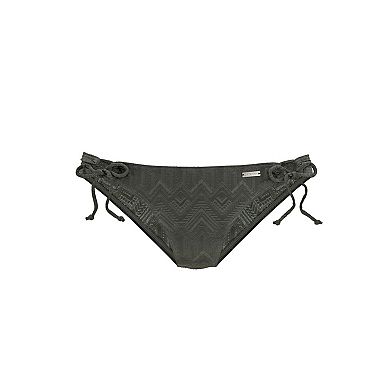 Lascana Women's Textured Side Tie Bikini Bottom