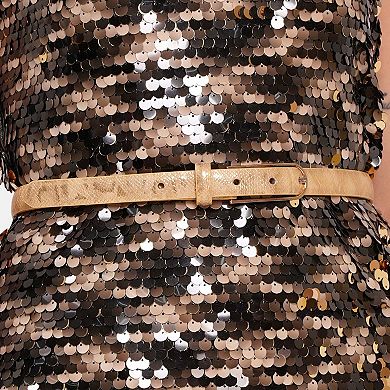 AGP PARIS Chic and Sleek Printed Belt