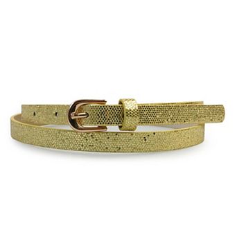 AGP PARIS Sleek Snake Print Belt