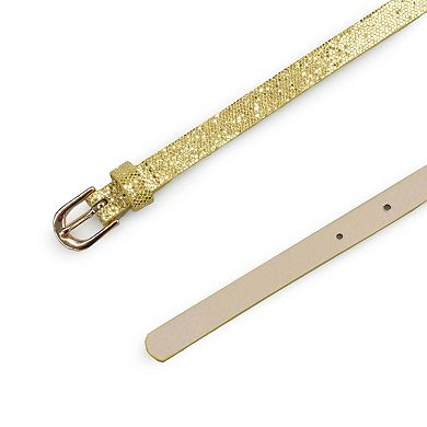 AGP PARIS Sleek Snake Print Belt