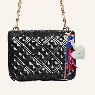 Stylish Hearts Tassels Handbag Charm 1 Pc