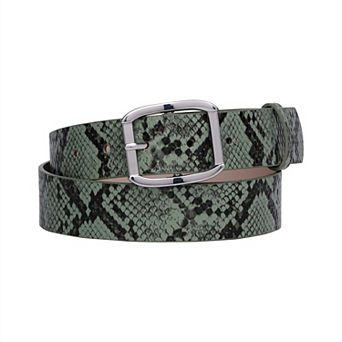 AGP PARIS Exotic Snake Print Belt