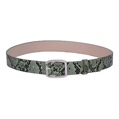 AGP PARIS Exotic Snake Print Belt