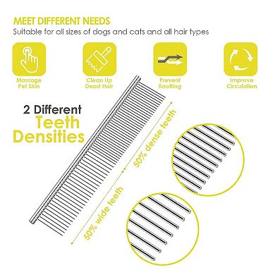 Stainless Steel Pet Grooming Comb