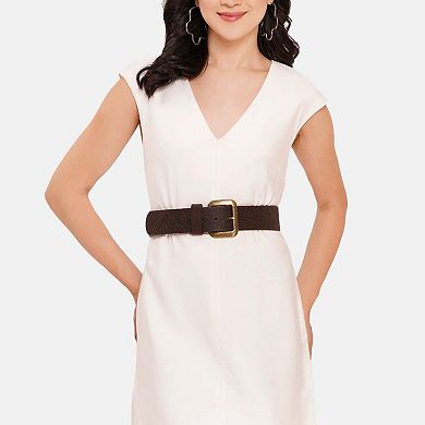 AGP PARIS Elegant Brown Broad Belt