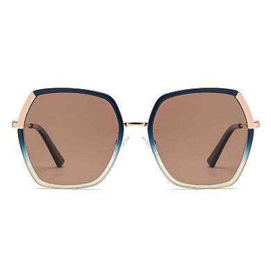 AGP PARIS Premium Square Polarized Acetate Sunglasses