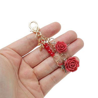 Fashionable Flower Handbag Charm 1Pc