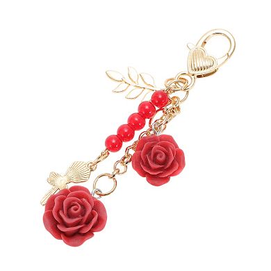 Fashionable Flower Handbag Charm 1Pc