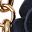 Navy Gold Tone