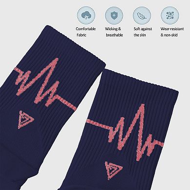 Women's 6pk Professional Athletic Socks Sports Socks with Elastic Cuff & Reinforced Design