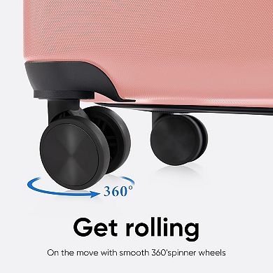 28" ABS Hard Shell Spinner Luggage with TSA Lock