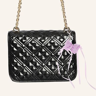 Ribbon Bow Handbag Charms Keychains 1 Pc