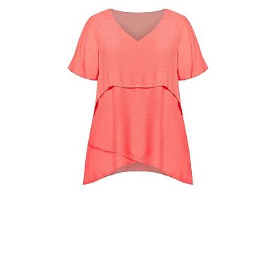 Avenue Women's Plus Size Mylah Layer Tunic