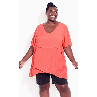 Avenue Women's Plus Size Mylah Layer Tunic