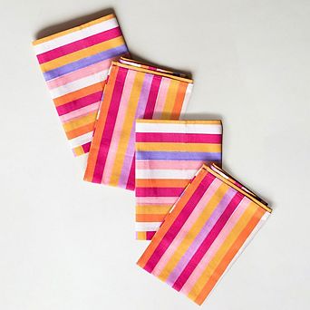 Bright Stripe Napkin 4-pack