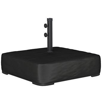 Outsunny Patio Umbrella Base 176 lbs Sand Filled for 1.9" Poles,