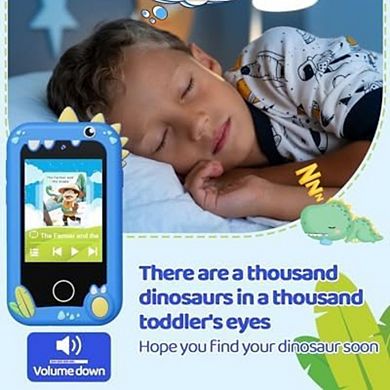 Kids Touchscreen Blue Play Phone with Camera