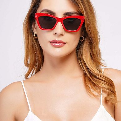 AGP PARIS Retro Cat-Eye Power Acetate Sunglasses