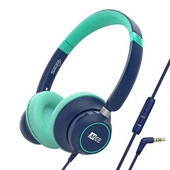 MEE audio KidJamz KJ45 3.5mm Safe Listening Headphones for Kids w/ Inline Microphone