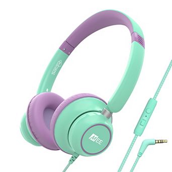 MEE audio KidJamz KJ45 3.5mm Safe Listening Headphones for Kids w/ Inline Microphone