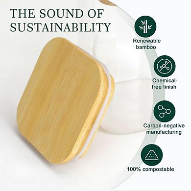 Great Ambitions 12-Pack Square Glass Storage Jars with Lids, 0.6Qt/1.06Qt, Pantry Organizers