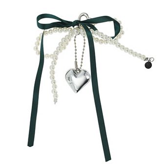 Ribbon Bow Heart Handbag Charms Keychains 1 pc