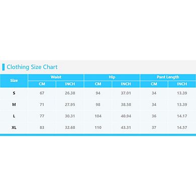 Women's High Waist Side Pocket Back Zipper Lightweight Casual Shorts