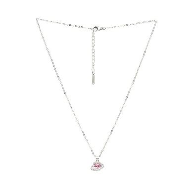 AGP PARIS Blushing Heart Crown Necklace