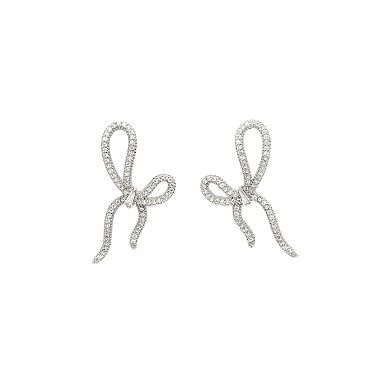 AGP PARIS Twinkling Bow Earrings and Necklace Set