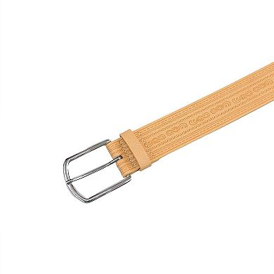 AGP PARIS Yellow Designer Classic Belt