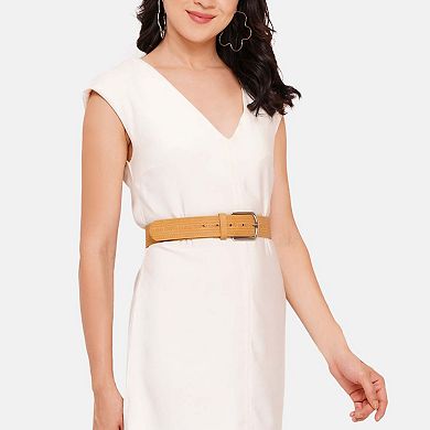 AGP PARIS Yellow Designer Classic Belt