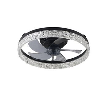 ELEMENT ACE Modern Ceiling Fan with Integrated LED Lighting and Remote Control