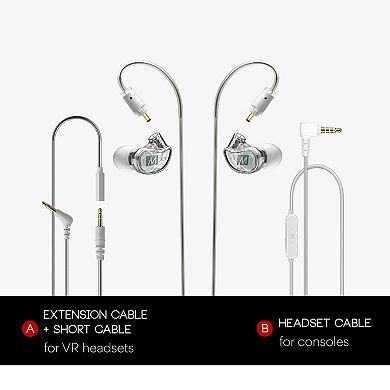 MEE audio M6 VR In-Ear Headphones for VR Headsets & Other Devices