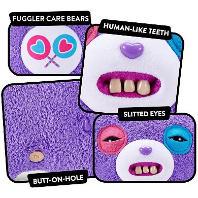 Fuggler Care Bears 9 inch (Share Bear), Funny Ugly Monster Stuffed Animal Toy by ZURU