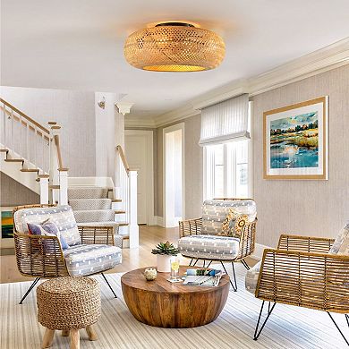 ELEMENT ACE 19-Inch Reversible DC Motor Ceiling Fan with Dimmable Lighting and Remote Control