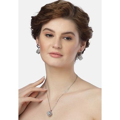 AGP PARIS Glittering Symphony Necklace and Earrings Set